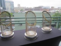 Fenway Wedding 23, World Series trophies.JPG