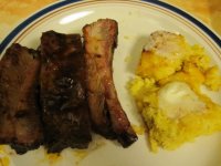 Jalapeno cornbread and ribs.JPG