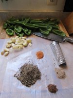 Jalapeno sausages, 3 - prepping ingredients.JPG