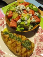 Grilled chicken and tossed salad.JPG