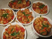 Bean and turkey sausage casseroles.JPG