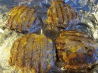 Turkey burgers, grilled.JPG