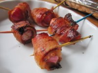 Radishes wrapped in bacon.JPG