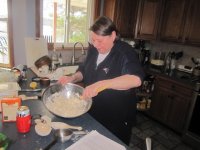 Jan making Irish soda bread 3-19-16.JPG